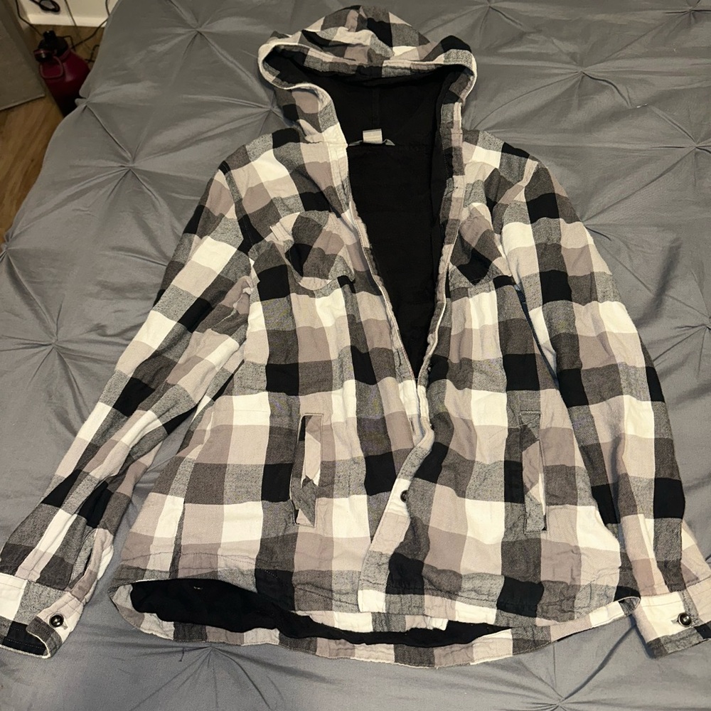 Flannel light weight coat